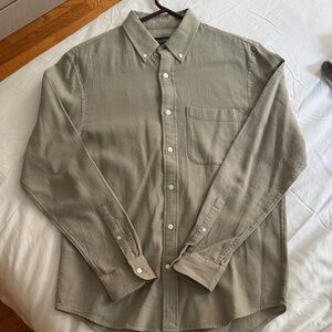 Club Monaco Sage Green Button-Down Shirt